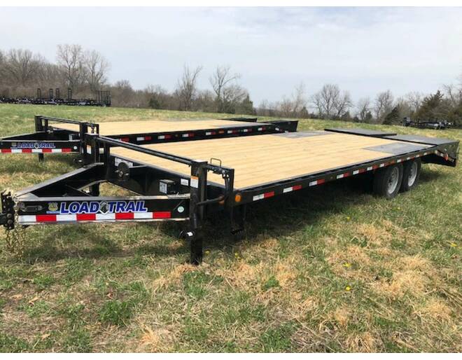 2024 Load Trail 14k Deck Over 102x24 w/ MAX Ramps Flatbed BP at Cooper Trailers, Inc STOCK# GN15862 Photo 2