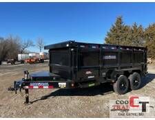 2024 Load Trail 14k LowPro Dump 83X14 + 4ft Sides dumptrailer at Cooper Trailers, Inc STOCK# ED09854