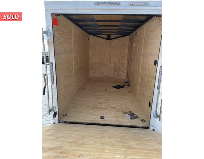 2021 Cargo Mate 6x12 V-Nose w/ Ramp Cargo Encl BP at Cooper Trailers, Inc STOCK# FD07603 Photo 4