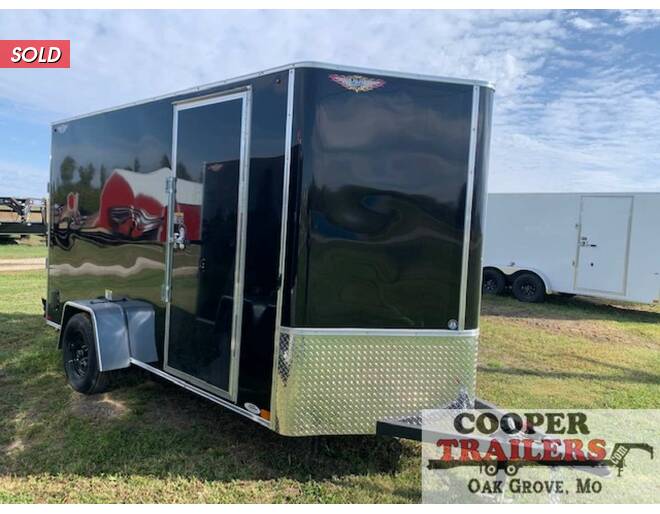 2021 H&H 6x12 V-Nose Cargo w/ Ramp Cargo Encl BP at Cooper Trailers, Inc STOCK# FD52370 Exterior Photo