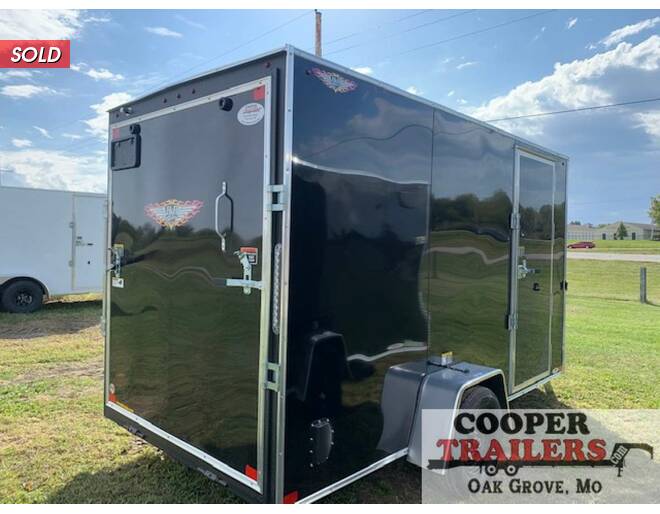 2021 H&H 6x12 V-Nose Cargo w/ Ramp Cargo Encl BP at Cooper Trailers, Inc STOCK# FD52370 Photo 4