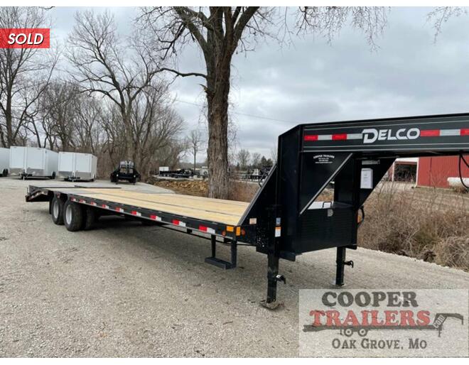 2022 Delco 24k Low-Pro GN 102x30 Flatbed GN at Cooper Trailers, Inc STOCK# GTC16596 Photo 2