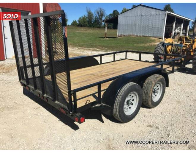 2021 Load Trail Utility 77X12 Tandem Utility BP at Cooper Trailers, Inc STOCK# BGE33152 Photo 2
