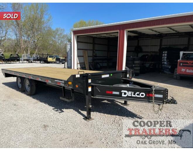 2021 Delco 14k Deck Over 102X20 Flatbed BP at Cooper Trailers, Inc STOCK# GB15715 Exterior Photo