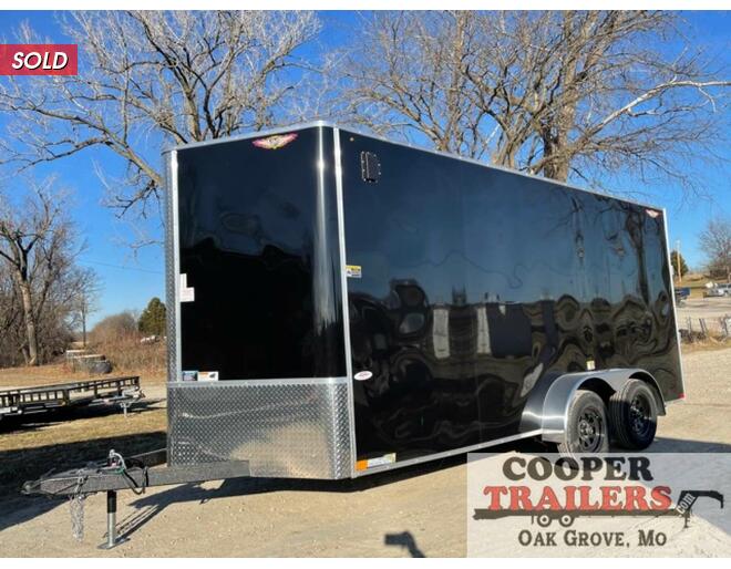 2021 H&H V-Nose Cargo 7x16x7 Cargo Encl BP at Cooper Trailers, Inc STOCK# FH52365 Exterior Photo