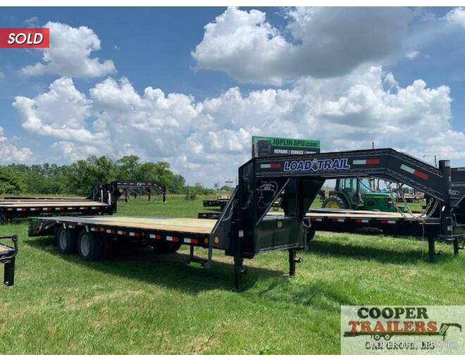 2021 Load Trail 22k Low-Pro GN 102x25 Flatbed GN at Cooper Trailers, Inc STOCK# GTA35479 Photo 4