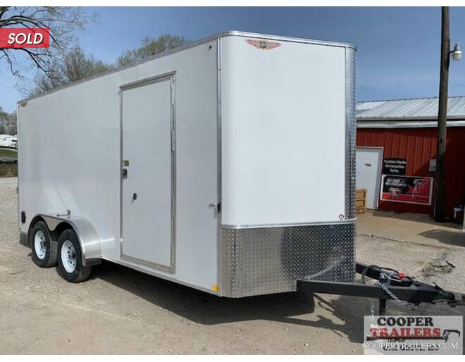 2020 H&H V-Nose Cargo 7x16 w/ Ramp 7' Tall Cargo Encl BP at Cooper Trailers, Inc STOCK# FH40391 Exterior Photo