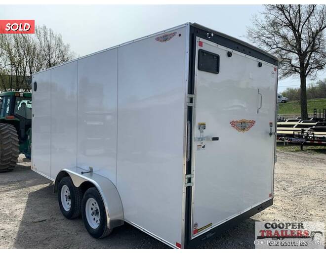 2020 H&H V-Nose Cargo 7x16 w/ Ramp 7' Tall Cargo Encl BP at Cooper Trailers, Inc STOCK# FH40391 Photo 3
