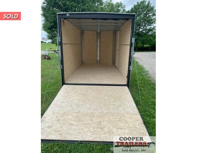 2020 H&H 7x12 V-Nose Cargo w/ Ramp Cargo Encl BP at Cooper Trailers, Inc STOCK# FD36266 Photo 4