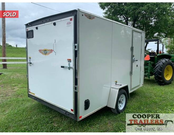 2020 H&H 6x12 V-Nose Cargo w/ Ramp Cargo Encl BP at Cooper Trailers, Inc STOCK# FD34988 Photo 2