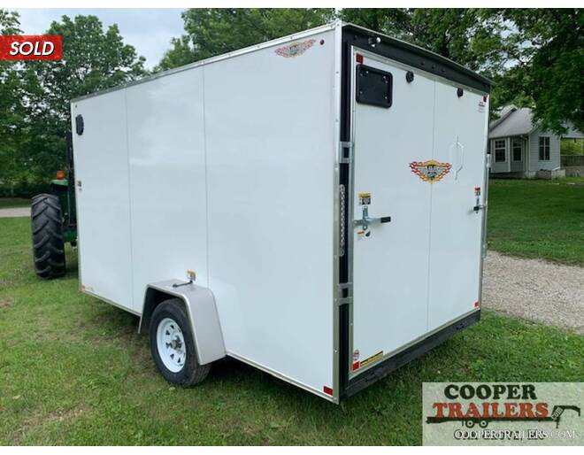 2020 H&H 6x12 V-Nose Cargo w/ Ramp Cargo Encl BP at Cooper Trailers, Inc STOCK# FD30983 Exterior Photo