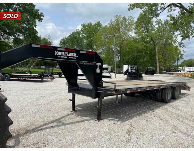 2021 Elite LowPro Gooseneck 102X25 Flatbed GN at Cooper Trailers, Inc STOCK# ZClay Exterior Photo