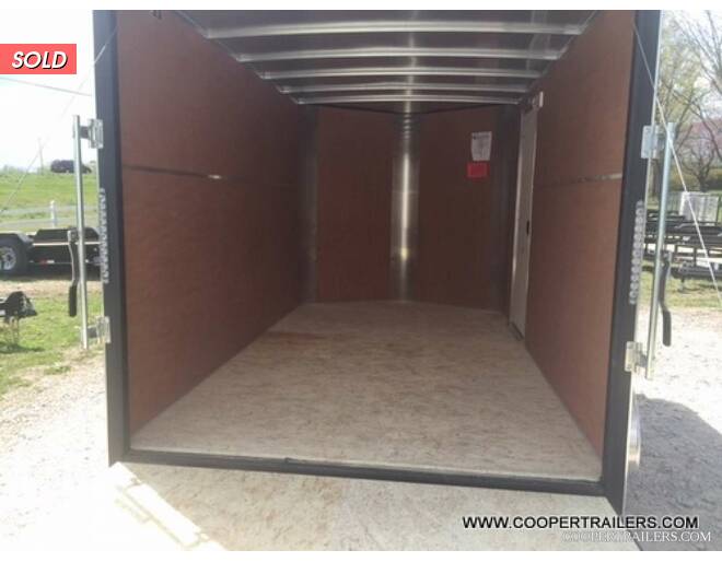 2020 H&H 7x12 Tdm V-Nose Cargo w/ Ramp Cargo Encl BP at Cooper Trailers, Inc STOCK# FE38832 Photo 4