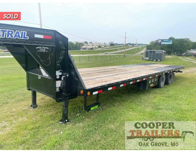 2021 Load Trail 25k Low-Pro Hyd. Dove GN 102X32 Flatbed GN at Cooper Trailers, Inc STOCK# GTH38472 Photo 3