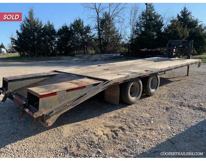 2015 Elite 22k GN Flatbed 102X28 w/ Pop-up Flatbed GN at Cooper Trailers, Inc STOCK# UGT30055 Photo 4