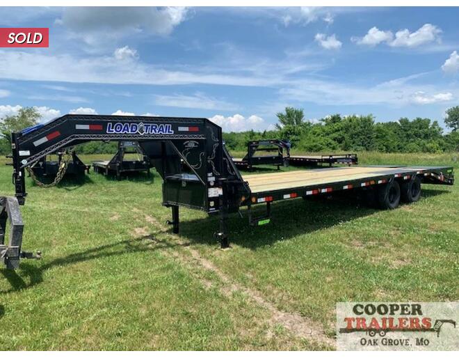 2023 Load Trail 24k Low-Pro GN 102x28 Flatbed GN at Cooper Trailers, Inc STOCK# GTB91721 Exterior Photo