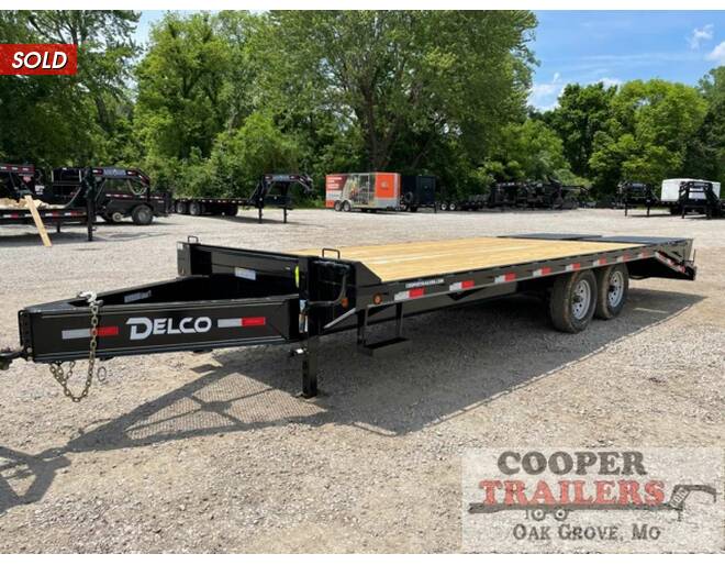 2021 Delco 14k Deck Over BP 102X22 Flatbed BP at Cooper Trailers, Inc STOCK# GM16595 Photo 2