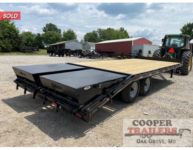 2021 Delco 14k Deck Over BP 102X22 Flatbed BP at Cooper Trailers, Inc STOCK# GM16595 Photo 4