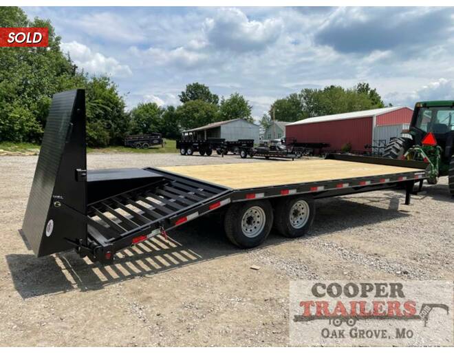 2021 Delco 14k Deck Over BP 102X22 Flatbed BP at Cooper Trailers, Inc STOCK# GM16595 Photo 5