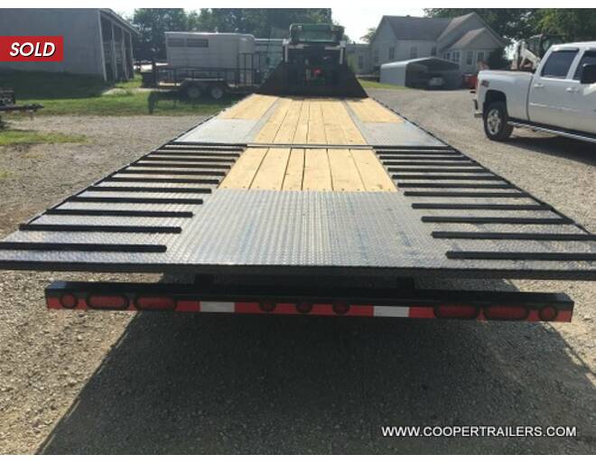 2021 Load Trail 22k Low-Pro Hydraulic Dove GN 102x32 Flatbed GN at Cooper Trailers, Inc STOCK# GTH38730 Photo 4