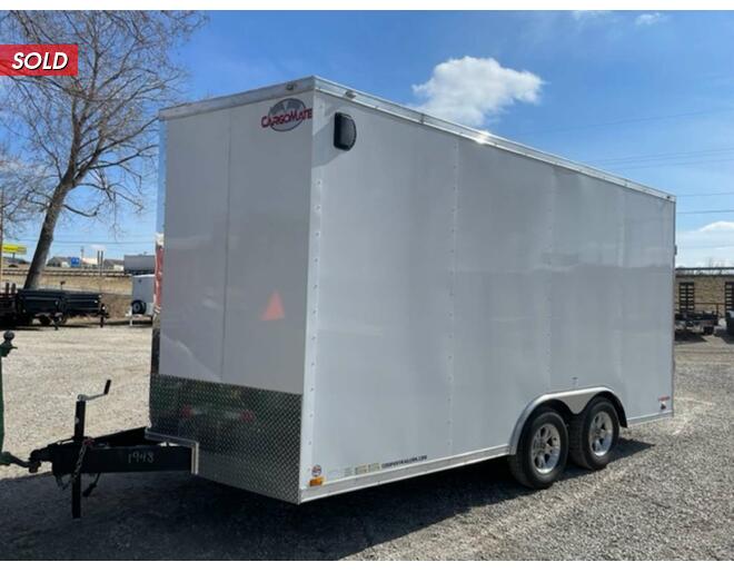 2022 Cargo Mate 8X16 V-Nose w/ Ramp Cargo Encl BP at Cooper Trailers, Inc STOCK# FH11948 Exterior Photo