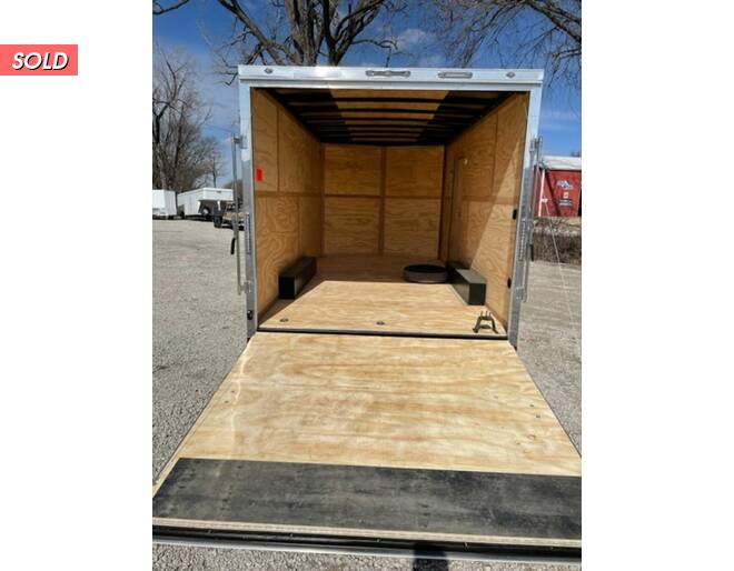 2022 Cargo Mate 8X16 V-Nose w/ Ramp Cargo Encl BP at Cooper Trailers, Inc STOCK# FH11948 Photo 5