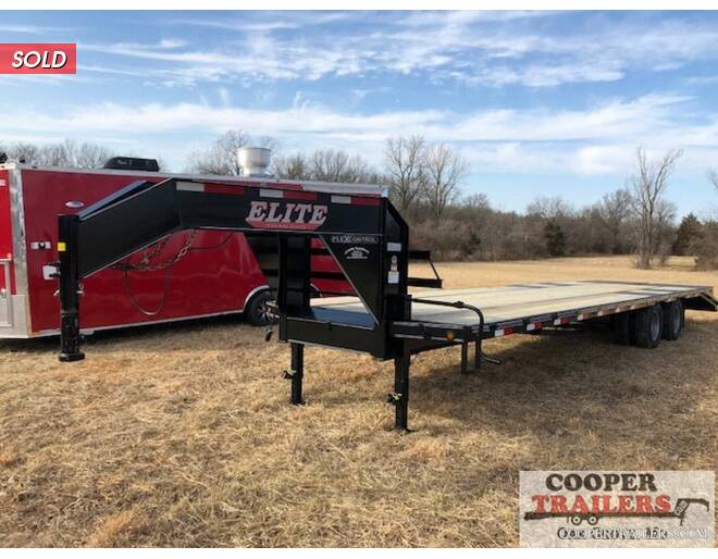 2021 Elite Elite GN Flatbed 102X25 Flatbed GN at Cooper Trailers, Inc STOCK# GTD30052 Exterior Photo