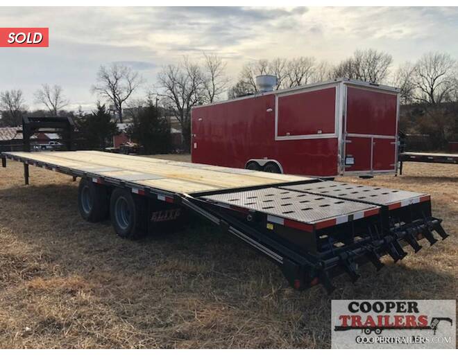 2021 Elite Elite GN Flatbed 102X25 Flatbed GN at Cooper Trailers, Inc STOCK# GTD30052 Photo 2