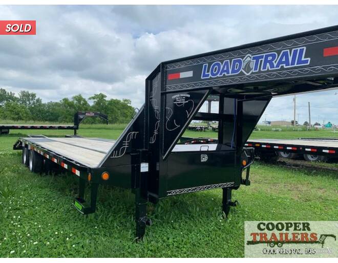 2020 Load Trail 30k Low-Pro Gooseneck 102x28 w/ Dove Flatbed GN at Cooper Trailers, Inc STOCK# GTB00916 Exterior Photo