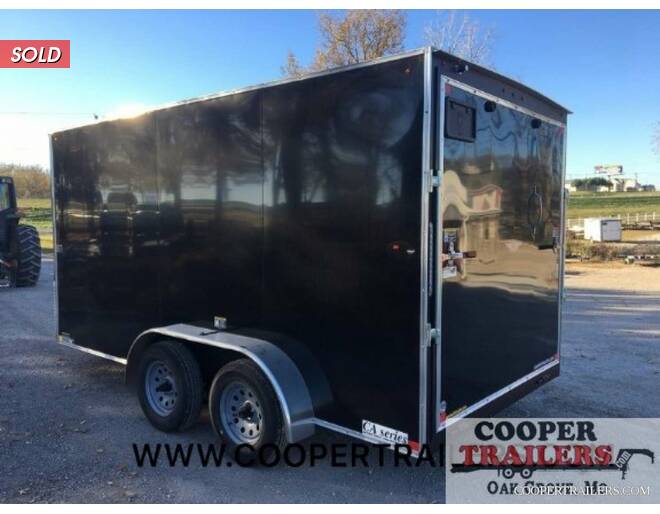 2020 H&H V-Nose Cargo 7x14 w/ Ramp  Cargo Encl BP at Cooper Trailers, Inc STOCK# FG30798 Photo 2