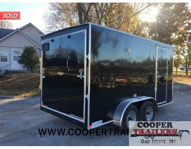 2020 H&H V-Nose Cargo 7x14 w/ Ramp  Cargo Encl BP at Cooper Trailers, Inc STOCK# FG30798 Photo 3