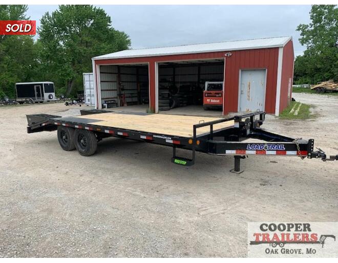 2021 Load Trail 18k Deck Over 102x22 w/ Dove Flatbed BP at Cooper Trailers, Inc STOCK# GM40463 Exterior Photo