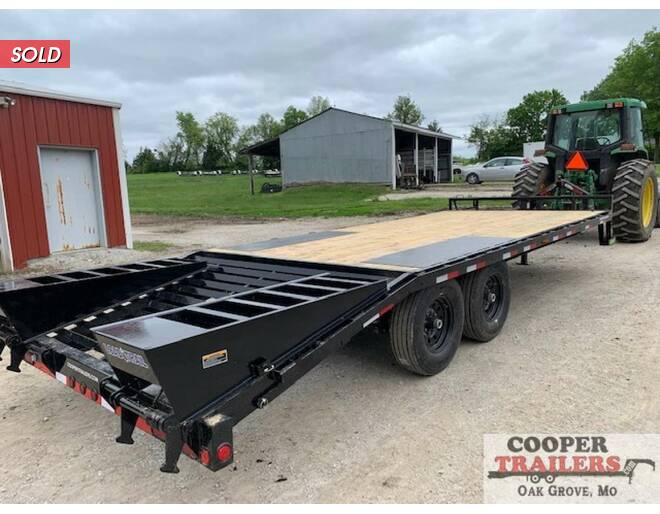 2021 Load Trail 18k Deck Over 102x22 w/ Dove Flatbed BP at Cooper Trailers, Inc STOCK# GM40463 Photo 2