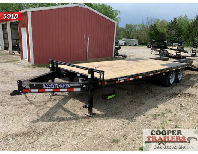 2020 Load Trail 18.5K Deck Over 102x24 w/ Dove Flatbed BP at Cooper Trailers, Inc STOCK# GN05220 Exterior Photo