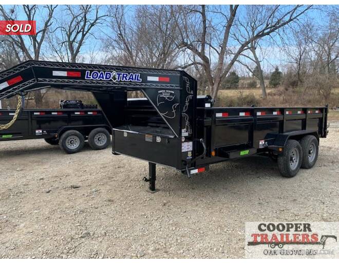 2021 Load Trail GN Dump 83X14 Dump at Cooper Trailers, Inc STOCK# EH01401 Exterior Photo