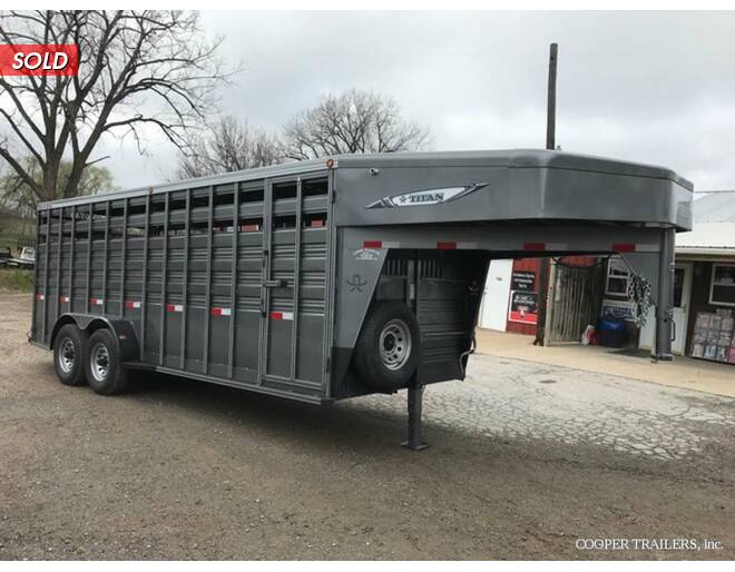 2022 Titan GN Stock 6'8x20 Stock GN at Cooper Trailers, Inc STOCK# HC83528 Exterior Photo