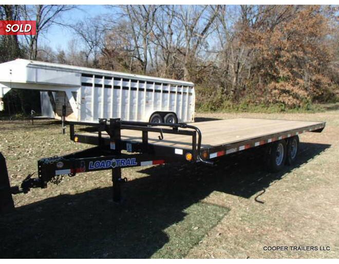 2021 Load Trail 14k Deck Over 102x20 Flatbed BP at Cooper Trailers, Inc STOCK# GM41145 Exterior Photo