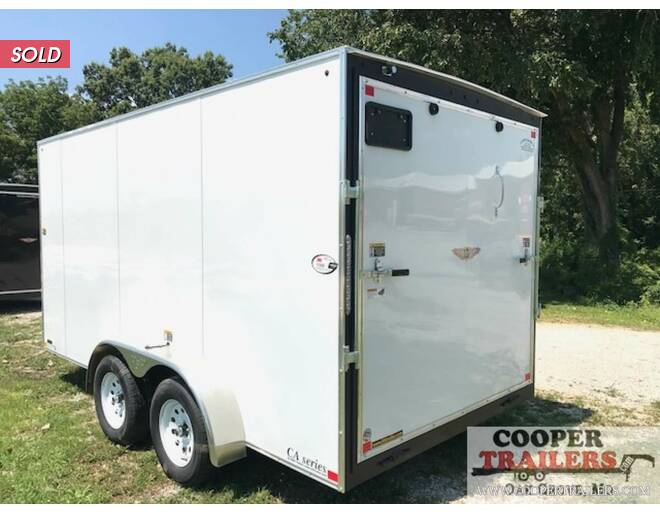 2020 H&H V-Nose Cargo 7x14 w/ Ramp  Cargo Encl BP at Cooper Trailers, Inc STOCK# FG28504 Photo 3