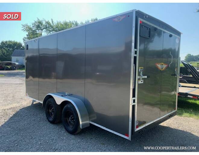 2020 H&H V-Nose Cargo 7x16 w/ Ramp Cargo Encl BP at Cooper Trailers, Inc STOCK# FH26594 Photo 2