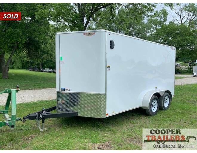 2020 H&H V-Nose Cargo 7x14 w/ Ramp  Cargo Encl BP at Cooper Trailers, Inc STOCK# FG35653 Exterior Photo