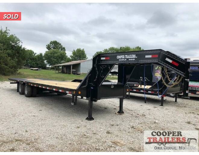 2021 Load Trail 24k Low-Pro Hyd. Dove GN 102X32 Flatbed GN at Cooper Trailers, Inc STOCK# GTH41221 Exterior Photo