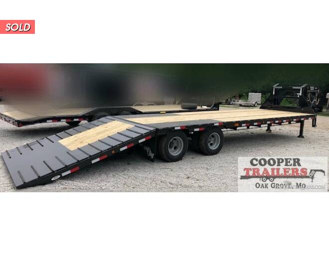 2021 Load Trail 24k Low-Pro Hyd. Dove GN 102X32 Flatbed GN at Cooper Trailers, Inc STOCK# GTH41221 Photo 6