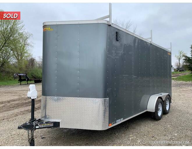 2018 Doolittle 7x16 V-Nose Cargo w/ Ramp Cargo Encl BP at Cooper Trailers, Inc STOCK# UF29603 Exterior Photo