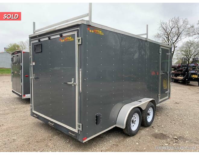 2018 Doolittle 7x16 V-Nose Cargo w/ Ramp Cargo Encl BP at Cooper Trailers, Inc STOCK# UF29603 Photo 3