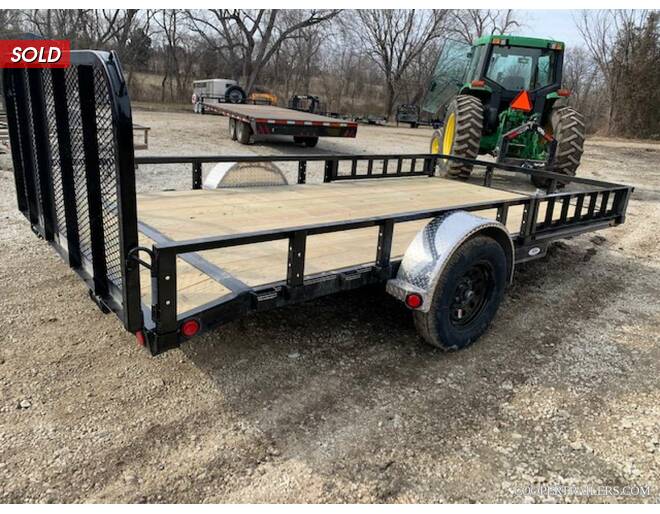 2020 PJ Utility 83x14 w/ Dove & Gate + Side Ramps Utility BP at Cooper Trailers, Inc STOCK# BDH07819 Photo 3