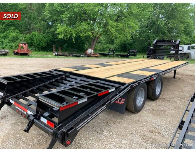 2021 Elite Elite GN Flatbed 102X25 Flatbed GN at Cooper Trailers, Inc STOCK# GTA30378 Photo 2