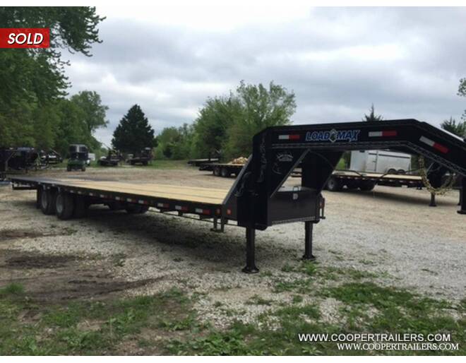 2021 Load Trail 25k Low-Pro Hyd. Dove GN 102x34 Flatbed GN at Cooper Trailers, Inc STOCK# GTJ39779 Exterior Photo