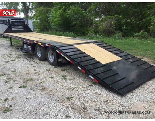 2021 Load Trail 25k Low-Pro Hyd. Dove GN 102x34 Flatbed GN at Cooper Trailers, Inc STOCK# GTJ39779 Photo 3