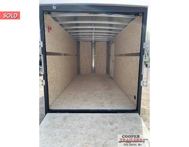2021 H&H 7x16  V-Nose Cargo w/ Ramp Cargo Encl BP at Cooper Trailers, Inc STOCK# FH49893 Photo 5