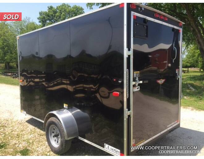 2020 H&H 6x12 V-Nose Cargo w/ Ramp Cargo Encl BP at Cooper Trailers, Inc STOCK# FD29177 Photo 3